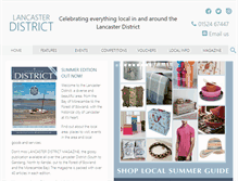 Tablet Screenshot of lancasterdistrict.co.uk